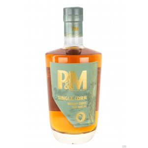 WHISKY P&M SINGLE CORN 70cl 45°