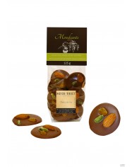 CHOCOLAT SACHET MENDIANTS AMANDE PISTACHE 125G
