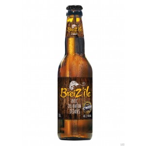 BIERE BREIZ'ILE AMBREE AVEC DU RHUM 33cl 7.5°