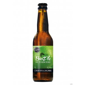 BIERE BREIZ'ILE CITRON VERT & GINGEMBRE 33cl 7.5°