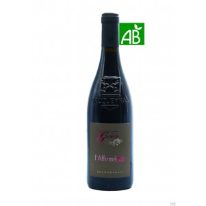 VACQUEYRAS L'AFFIRM&Eacute;E 2023 DOMAINE DE GANSE ROUGE 14&deg; 75cl RHONE