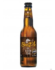 BIERE BREIZ'ILE AMBREE AVEC DU RHUM 33cl 7.5°