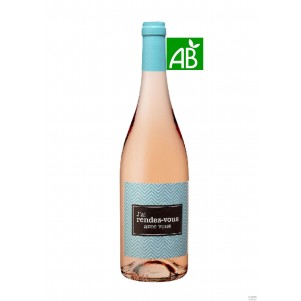 LANGUEDOC BIO COTES CATALANES ROSE J'AI RENDEZ-VOUS AVEC VOUS ROS&Eacute; 13&deg; 75cl DOMAINE RIERE CADENE 
